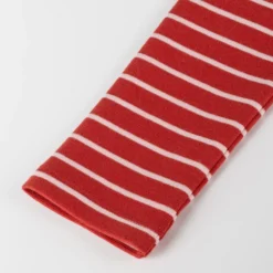 Kinder Leggings, rot gestreift