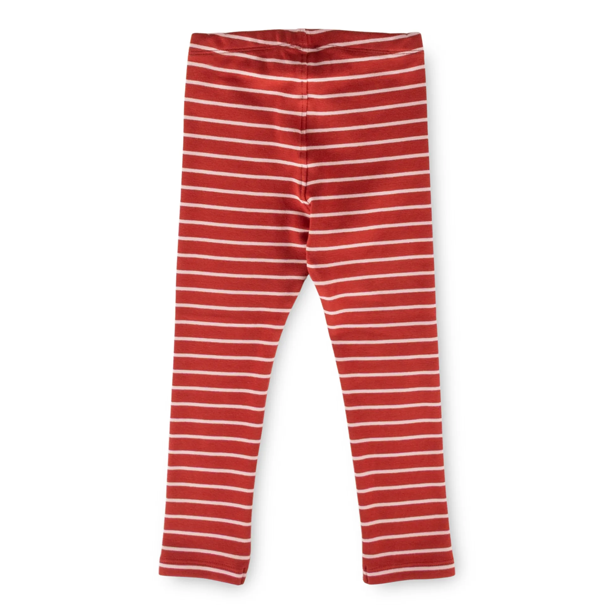 Kinder Leggings, rot gestreift