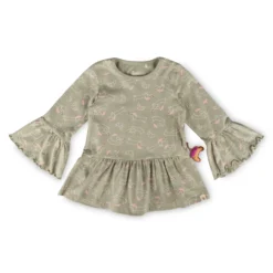 Kinder Longshirt Tunika mit Volants, Petit Croissant