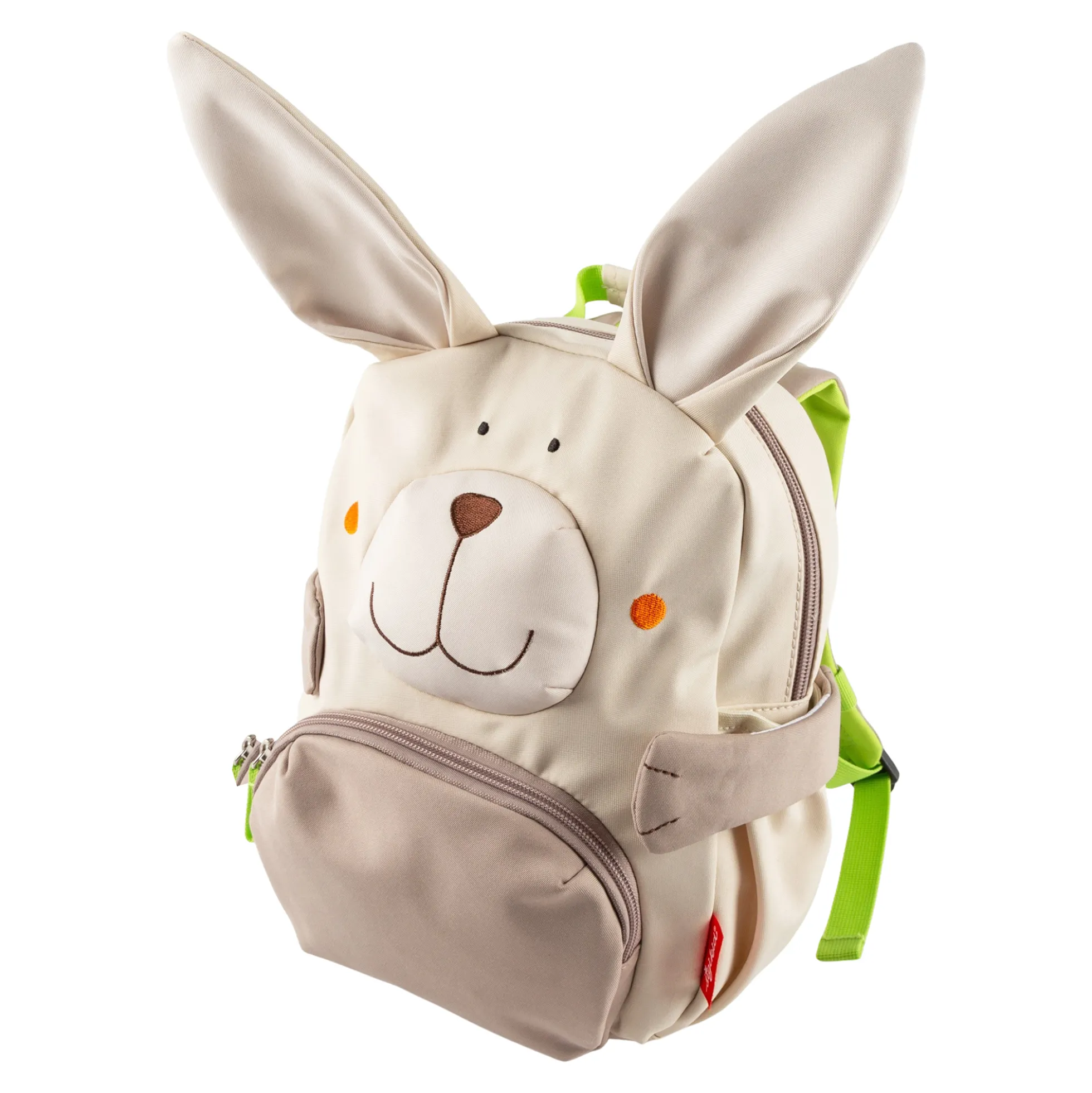 Kinder Pfötchen Rucksack Hase, grün