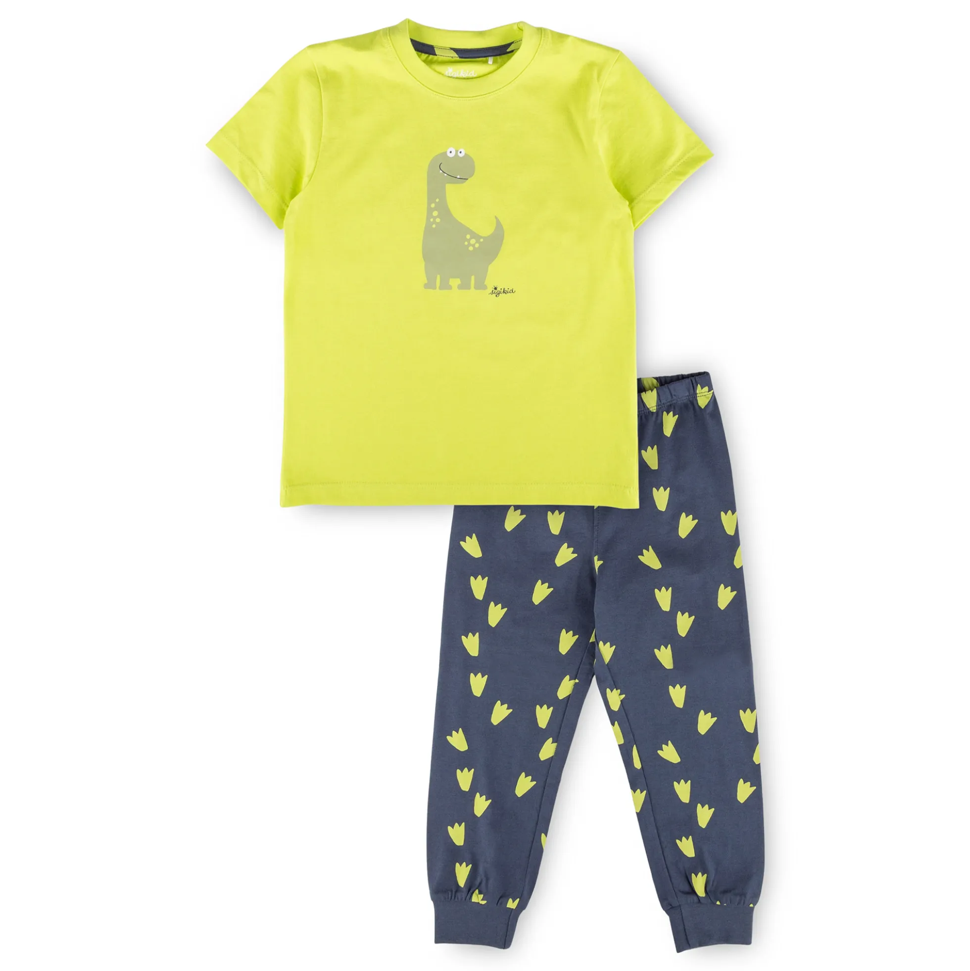 Kinder Pyjama Dino, hellgrün
