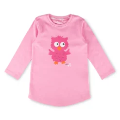 Kinder Pyjama Eule, pink