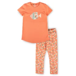 Kinder Pyjama Fisch, rosa