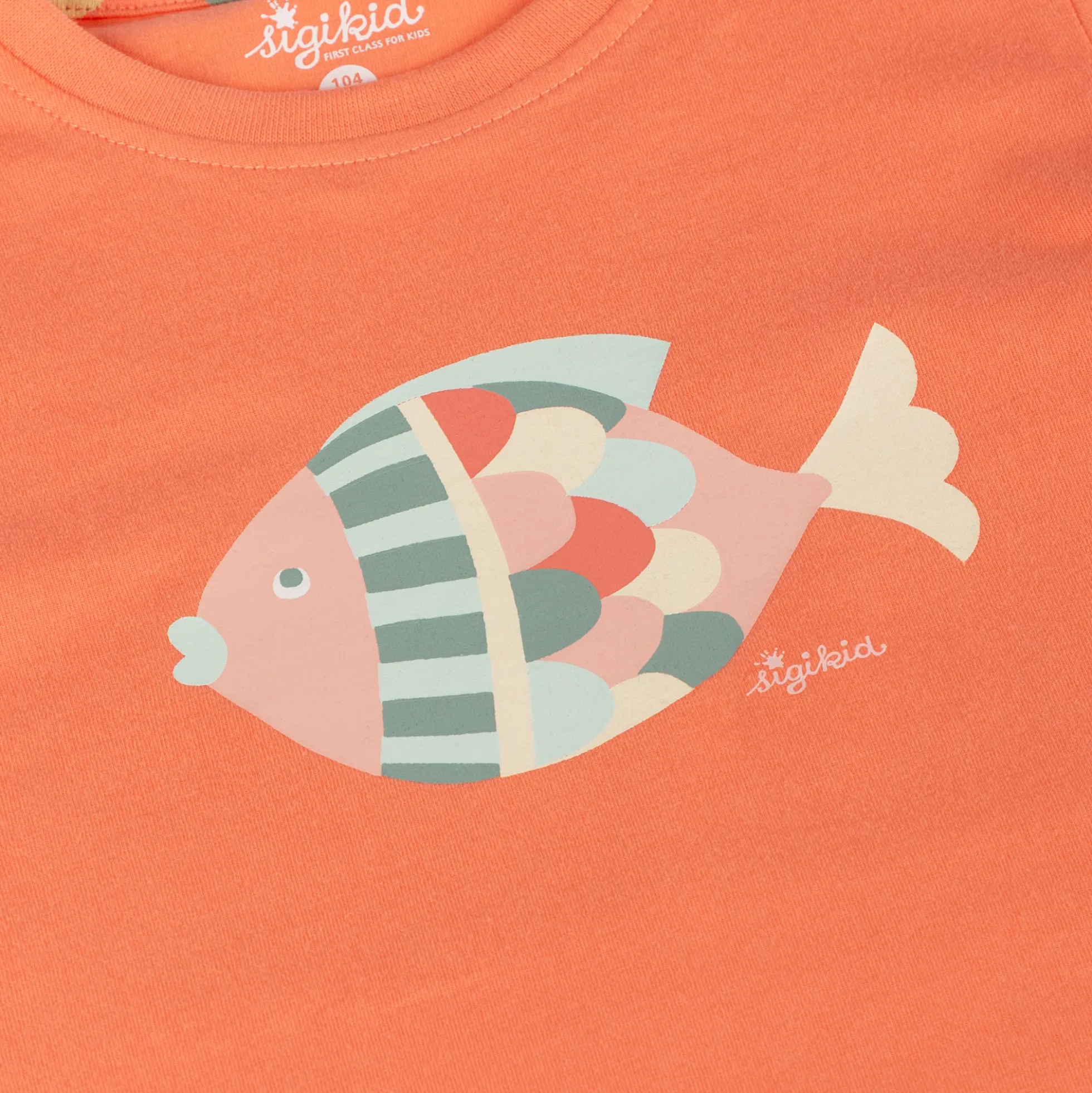 Kinder Pyjama Fisch, rosa