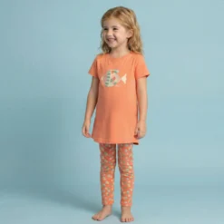 Kinder Pyjama Fisch, rosa