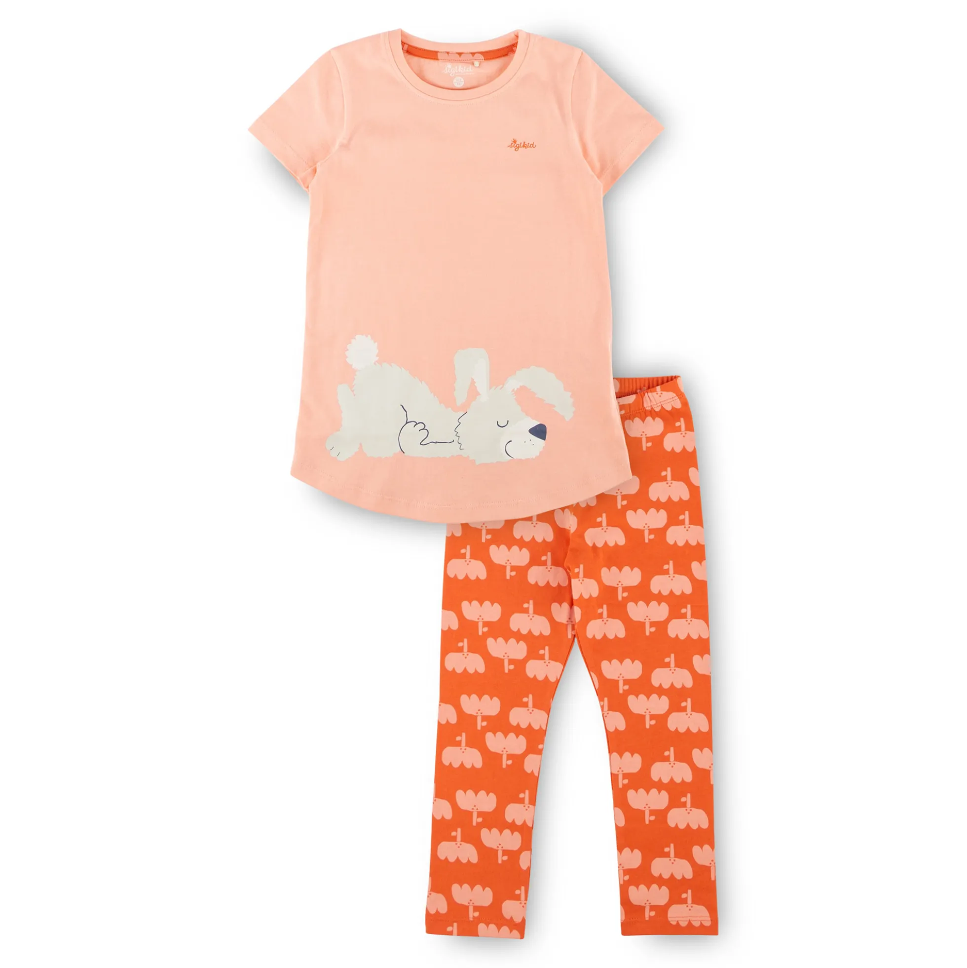 Kinder Pyjama Hase, apricot