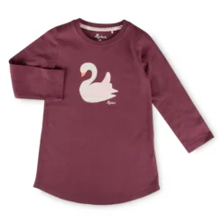 Kinder Pyjama lang, Schwan