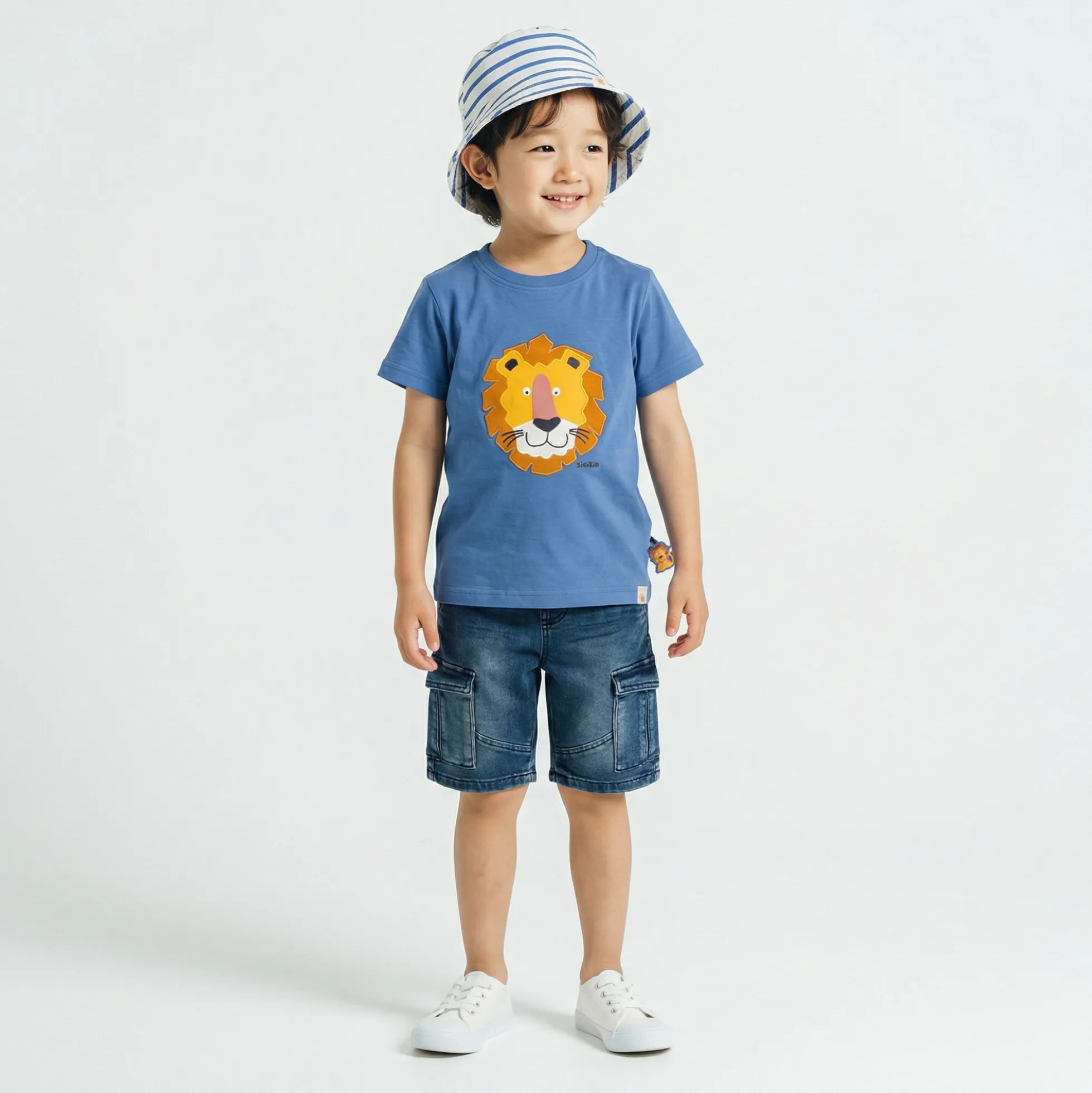 Kinder Ringel Sommerhut Tiger & Löwe