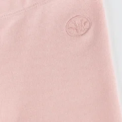 Kinder Rippstrick Leggings, rosa, Petit Croissant