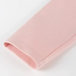 Kinder Rippstrick Leggings, rosa, Petit Croissant