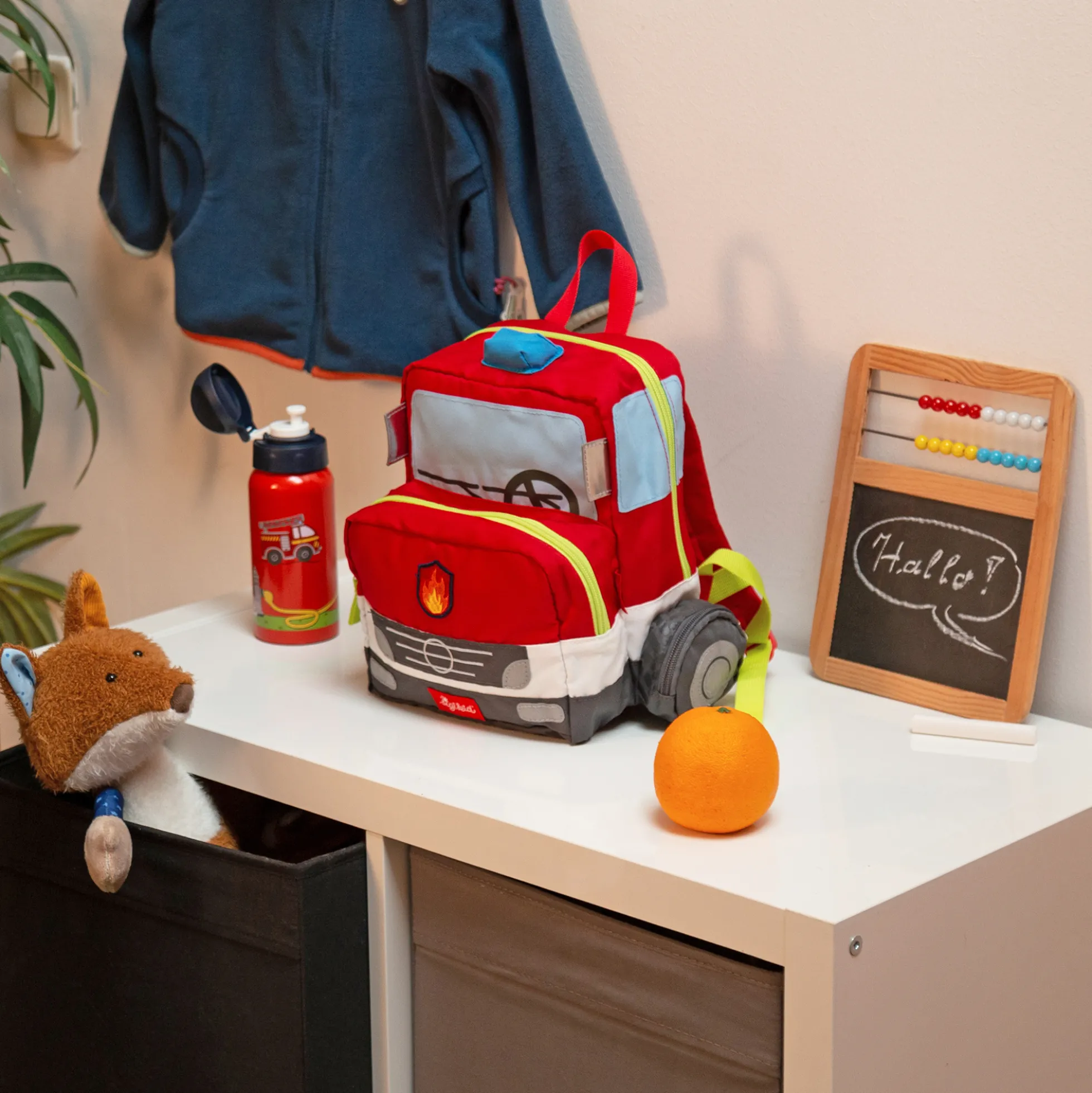 Kinder Rucksack Feuerwehrauto