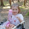 Kinder Set 400ml Edelstahl Trinkflasche und Brotbox,Pony Love