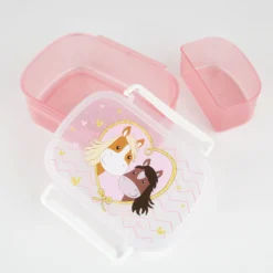 Kinder Set 400ml Edelstahl Trinkflasche und Brotbox,Pony Love