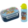 Kinder Set 400ml Edelstahl Trinkflasche und Brotbox, Sammy Samoa