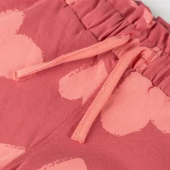Kinder Shorts mit Herzchen Print, rosarot