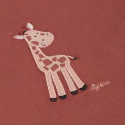 Kinder Sommer Top Giraffe, rotbraun