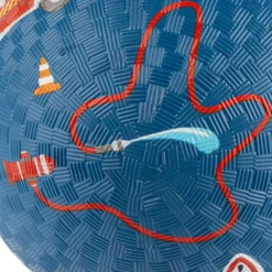 Kinder Spielball Feuerwehr blau, 17 cm