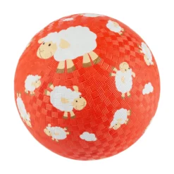 Kinder Spielball Schaf rot, 17 cm