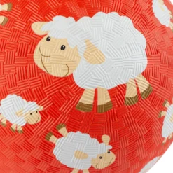 Kinder Spielball Schaf rot, 17 cm