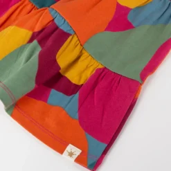 Kinder Stufenkleid, bunt bedruckt