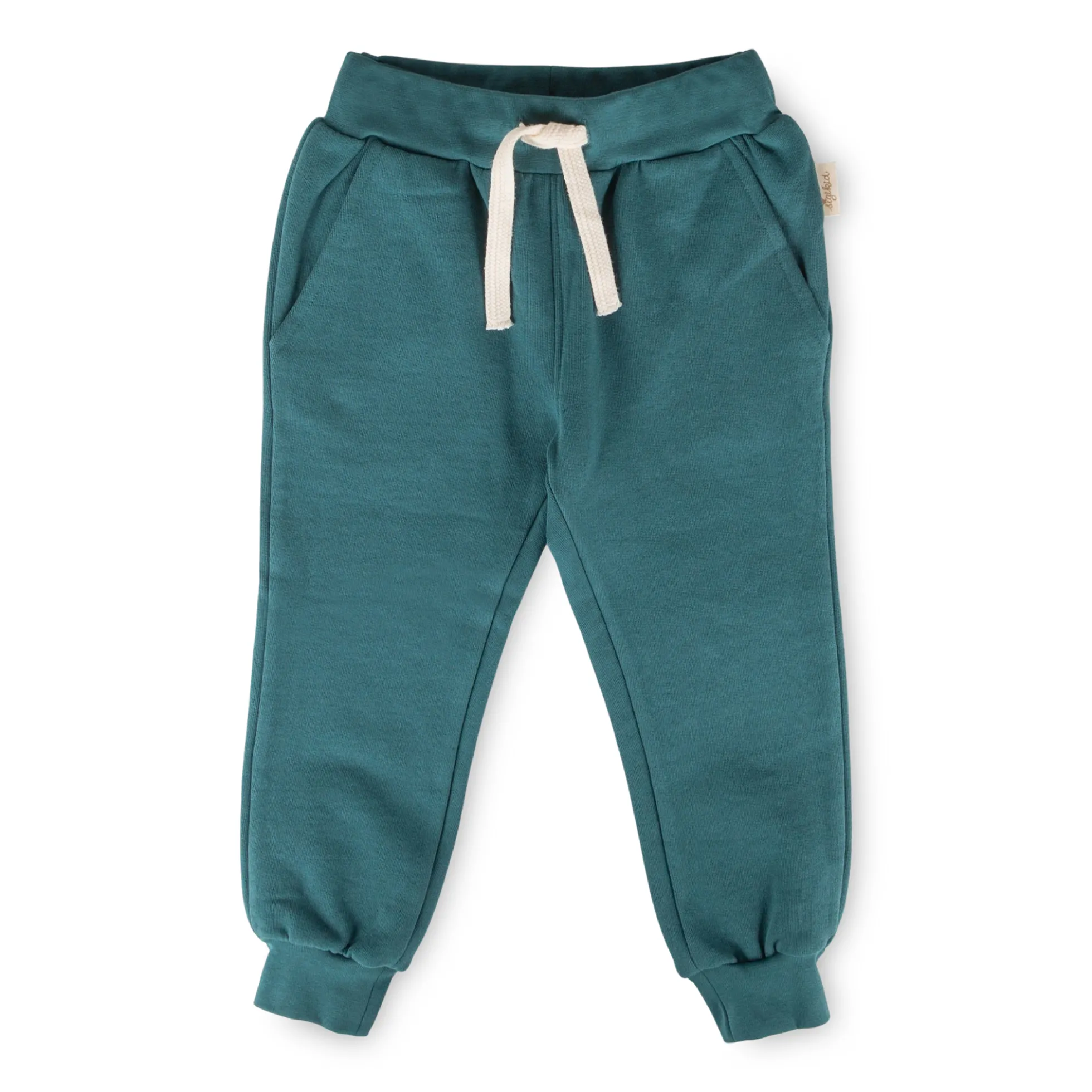 Kinder Sweathose Klecks, petrolblau