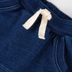 Kinder Sweatrock Denim Optik Klecks , dunkelblau