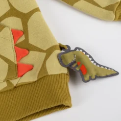 Kinder Sweatshirt mit Fronttasche, Dino Fun