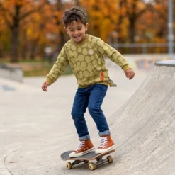 Kinder Sweatshirt mit Fronttasche, Dino Fun