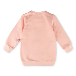 Kinder Sweatshirt mit Vogel Motiv und Taschen, rosa