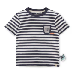Kinder T-Shirt gestreift, Happy Holidays