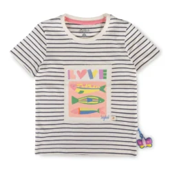 Kinder T-Shirt gestreift, Summer Vibes