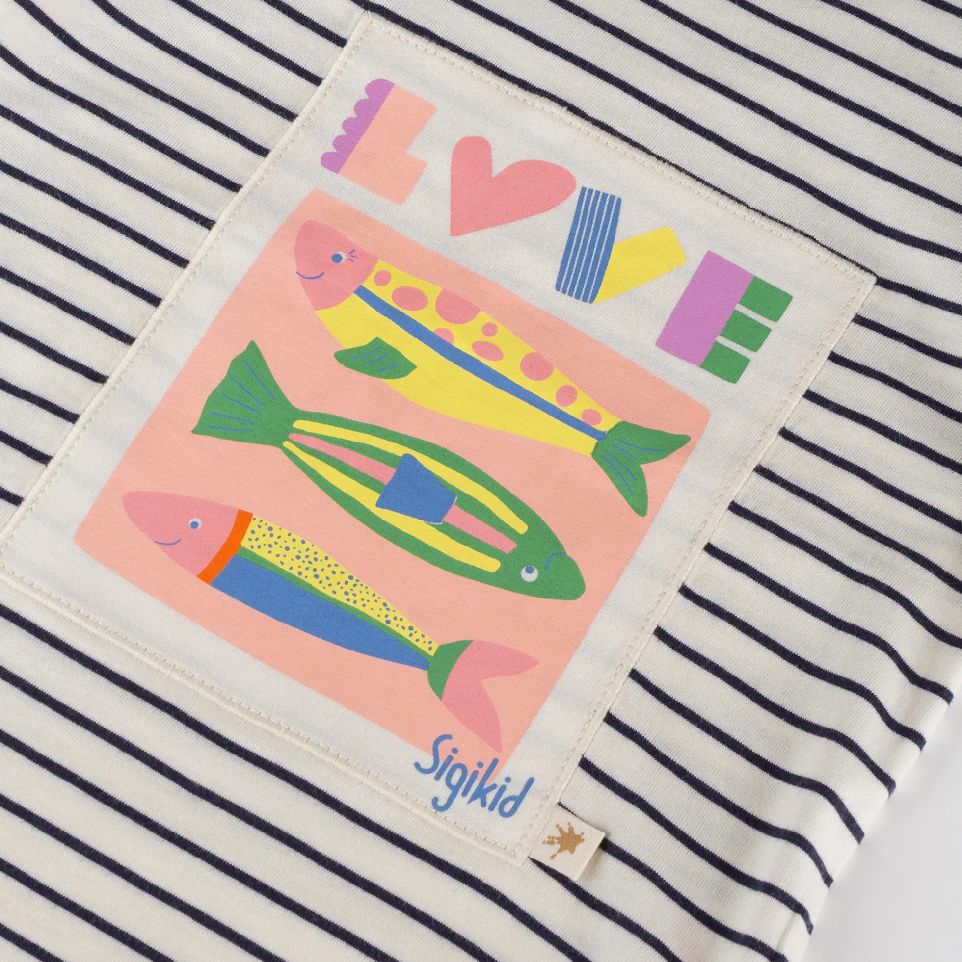 Kinder T-Shirt gestreift, Summer Vibes