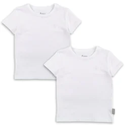 Kinder T-Shirt im 2er Pack, weiß