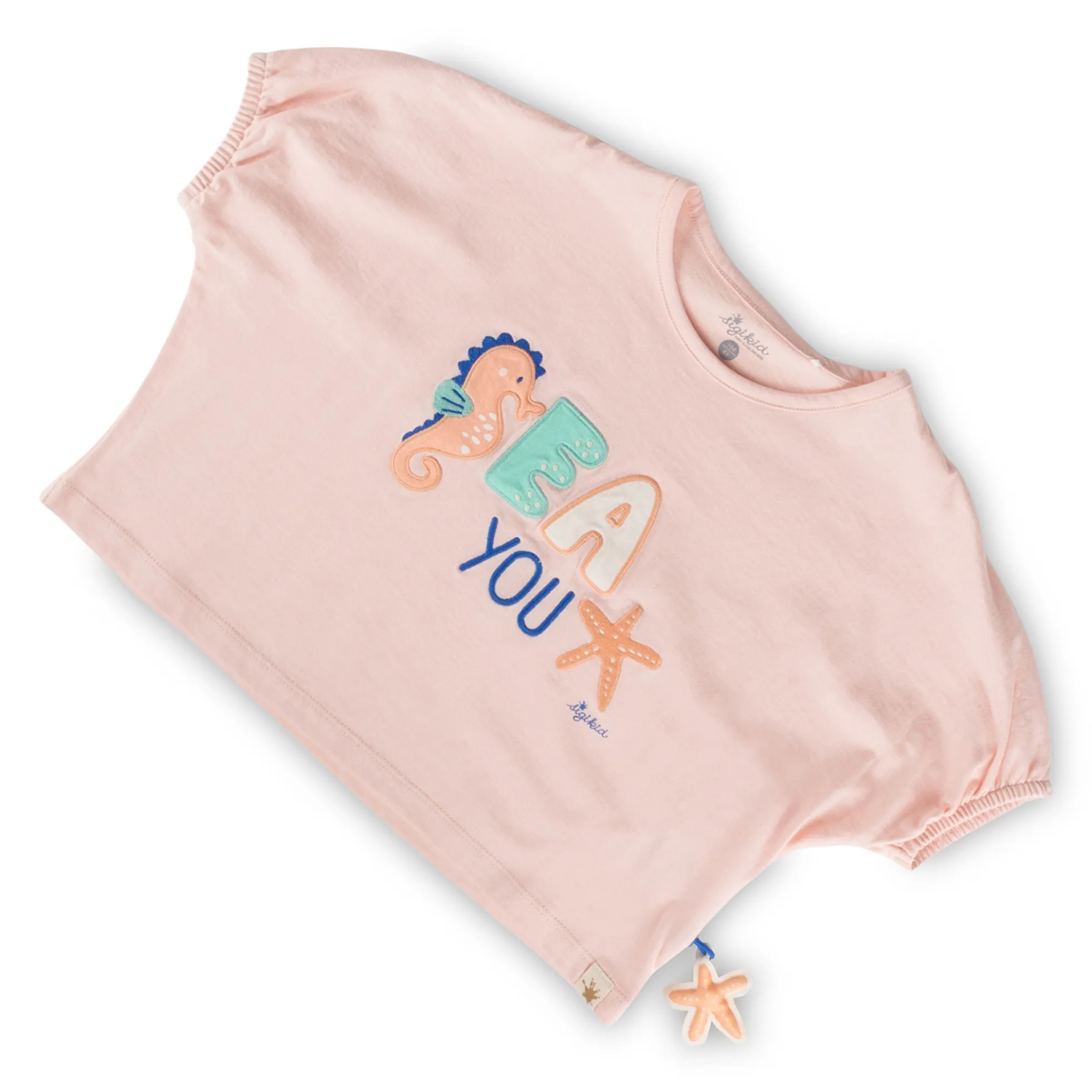 Kinder T-Shirt Seepferdchen, rosa