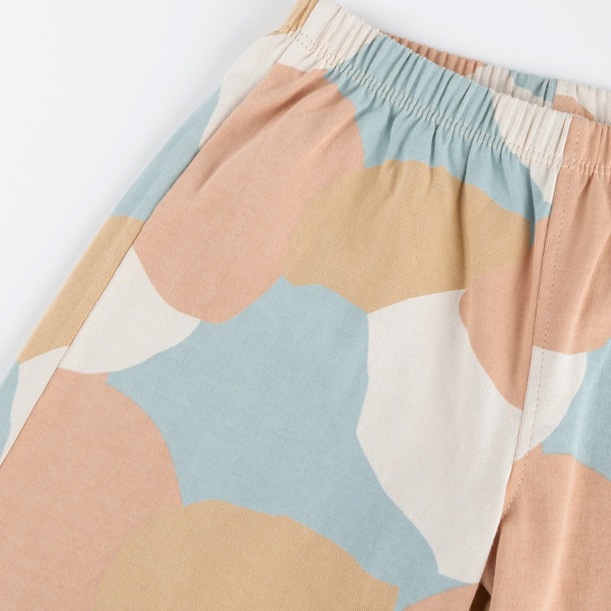 Kurzer Kinder Pyjama Bär, hellblau