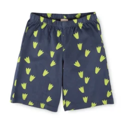 Kurzer Kinder Pyjama Dino, hellgrün