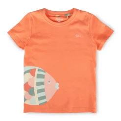 Kurzer Kinder Pyjama Fisch, rosa