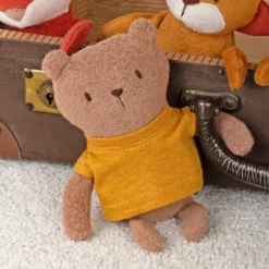 Kuscheltier Biberbär Mister O'Lui mini, gelber Hoody