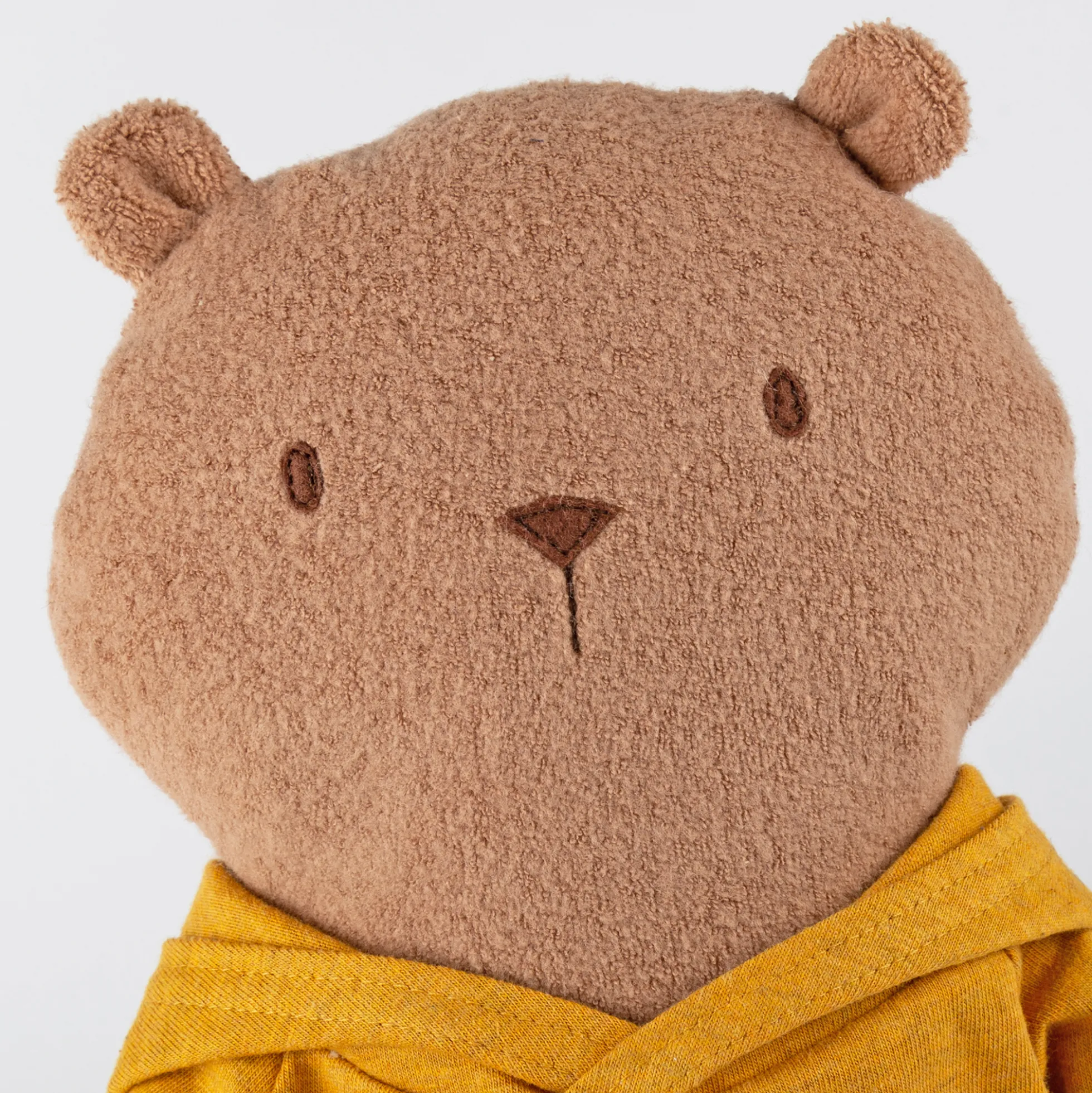 Kuscheltier Biberbär Mister O'Lui, gelber Hoody