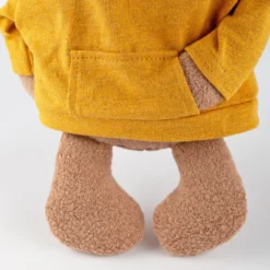 Kuscheltier Biberbär Mister O'Lui, gelber Hoody