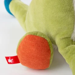 Kuscheltier Drache grün, Patchwork Sweety
