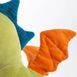 Kuscheltier Drache grün, Patchwork Sweety