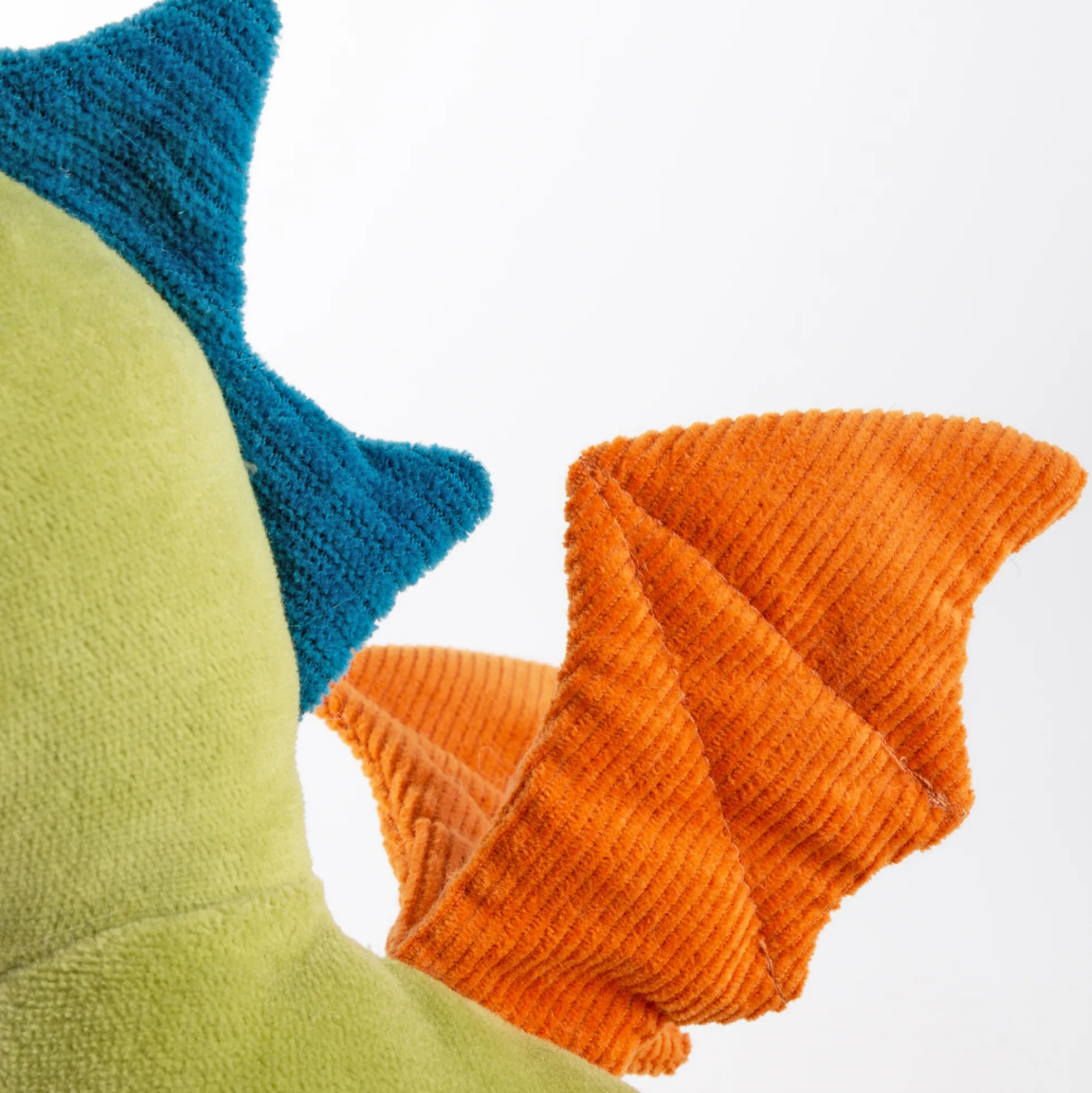 Kuscheltier Drache grün, Patchwork Sweety
