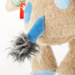 Kuscheltier Elefant blau, Patchwork Sweety