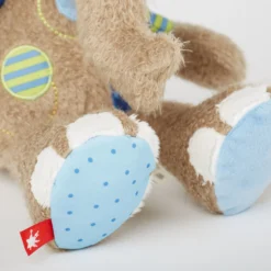 Kuscheltier Elefant blau, Patchwork Sweety