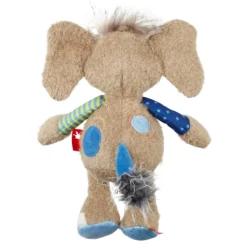 Kuscheltier Elefant blau, Patchwork Sweety
