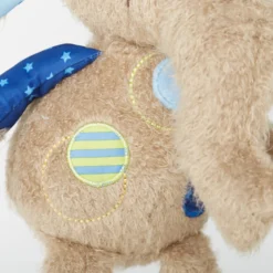 Kuscheltier Elefant blau, Patchwork Sweety