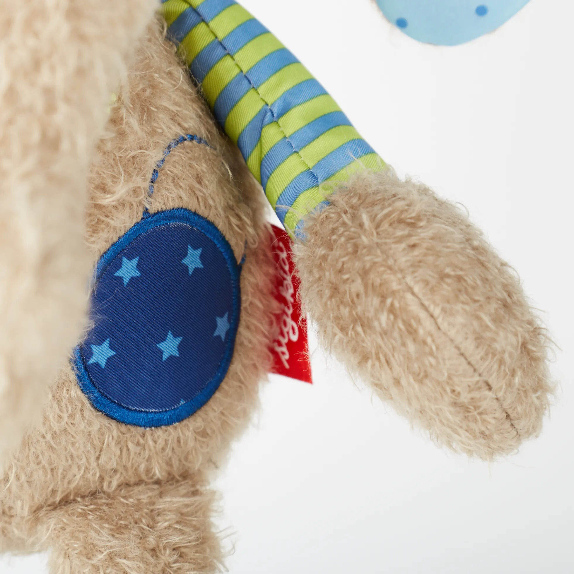 Kuscheltier Elefant blau, Patchwork Sweety