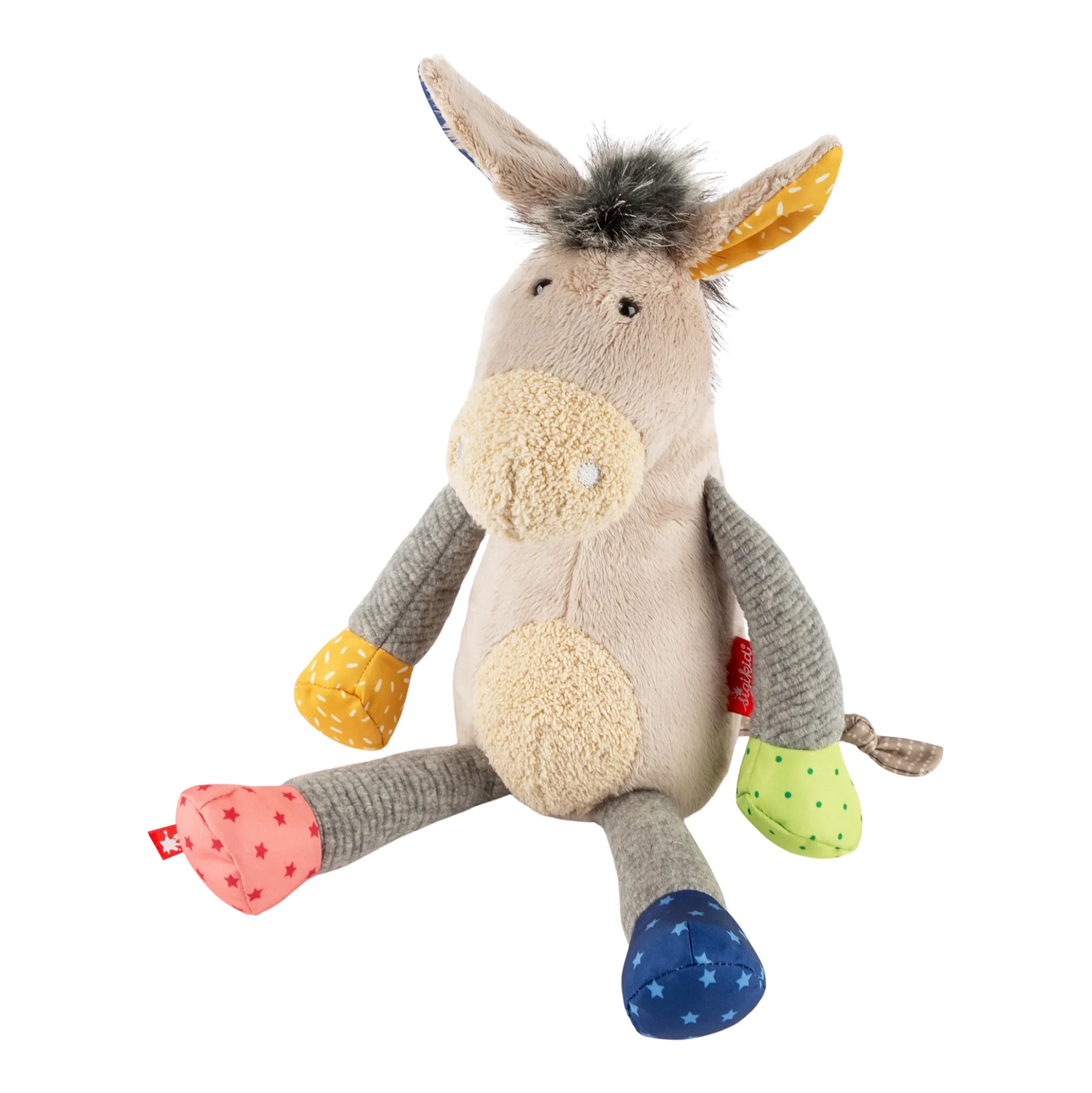 Kuscheltier Esel. Patchwork-Sweeties