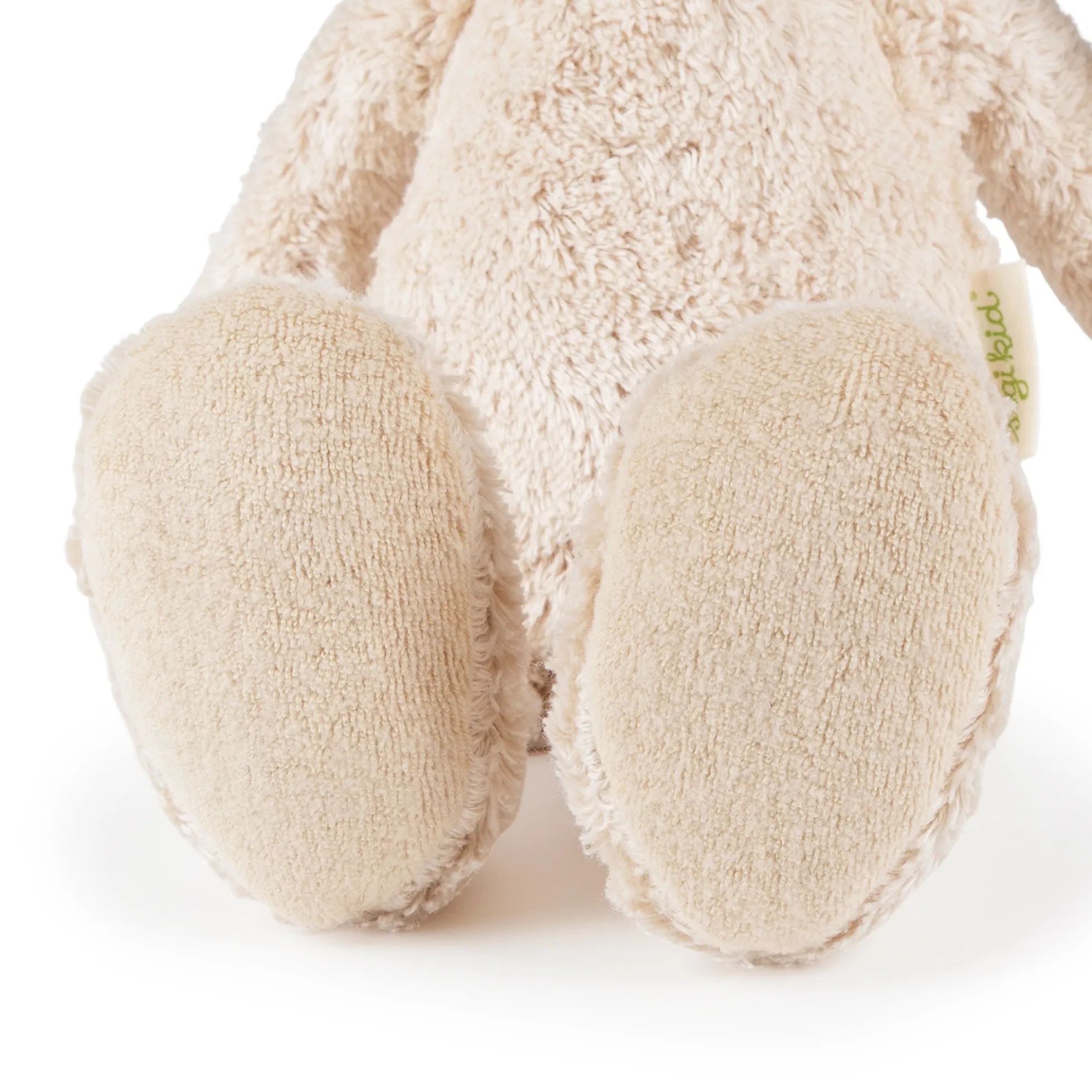 Kuscheltier Hase mit Namens-Stickerei, Bio-Baumwolle & Schurwolle, Pure Collection